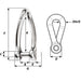 Wichard Captive Pin Twisted Shackle - Diameter 8mm - 5/16" [01424]-North Shore Sailing