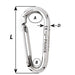 Wichard Symmetric Carbin Hook Without Eye - Length 120mm - 15/32" [02337]-North Shore Sailing