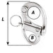 Wichard 1-3/8" Snap Shackle w/Fixed Eye - 35mm [02470]-North Shore Sailing