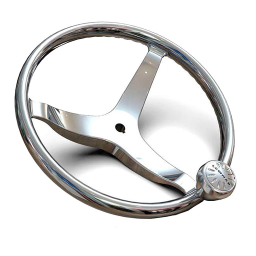 Lewmar 3 Spoke 13.5" Steering Wheel w/Power-Grip Knob [89700820]-North Shore Sailing