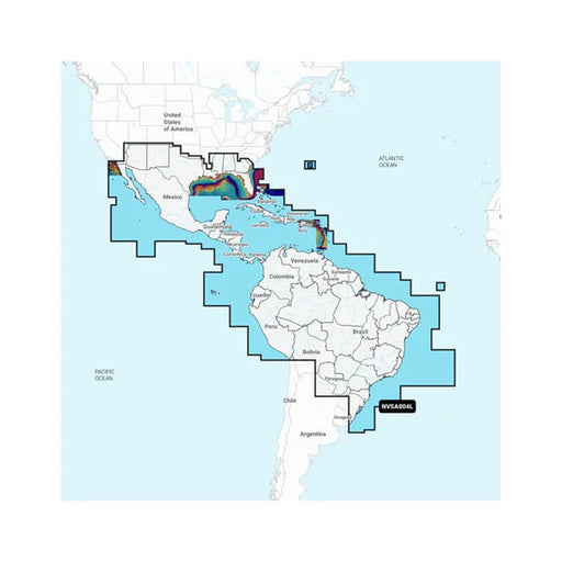 Garmin Navionics Vision+ NVSA004L -Mexico, the Caribbean to Brazil - Inland  Coastal Marine Charts [010-C1285-00]-North Shore Sailing