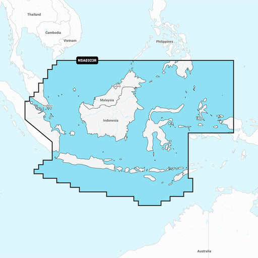 Garmin Navionics+ NSAE023R - Java  Borneo - Marine Chart [010-C1221-20]-North Shore Sailing