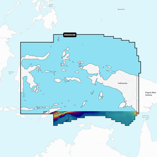 Garmin Navionics Vision+ NVAE024R - Central West Papua  East Sulawesi - Marine Chart [010-C1222-00]-North Shore Sailing