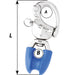 Wichard HR Snap Shackle With Thimble Eye - 110mm Length - 4-21/64" [02495]-North Shore Sailing