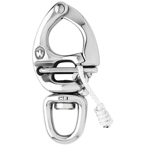 Wichard HR Quick Release Snap Shackle With Swivel Eye - 130mm Length - 5-1/8" [02677]-North Shore Sailing