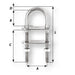 Wichard U-Bolt Pad Eye - 10mm Diameter - 25/64" - 110mm Length - 4-21/64" [06525]-North Shore Sailing